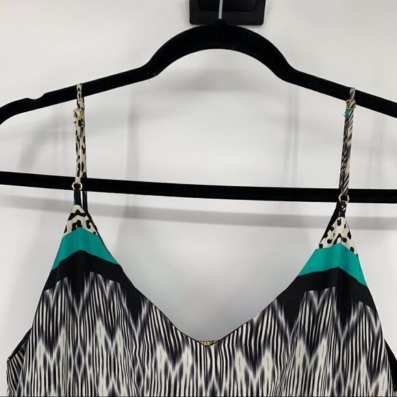 VIX Paula Hermanny Mixed Media Maxi Silk Dress - Picture 3 of 6